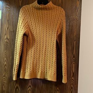 Christopher & Banks long sweater, mustard yellow